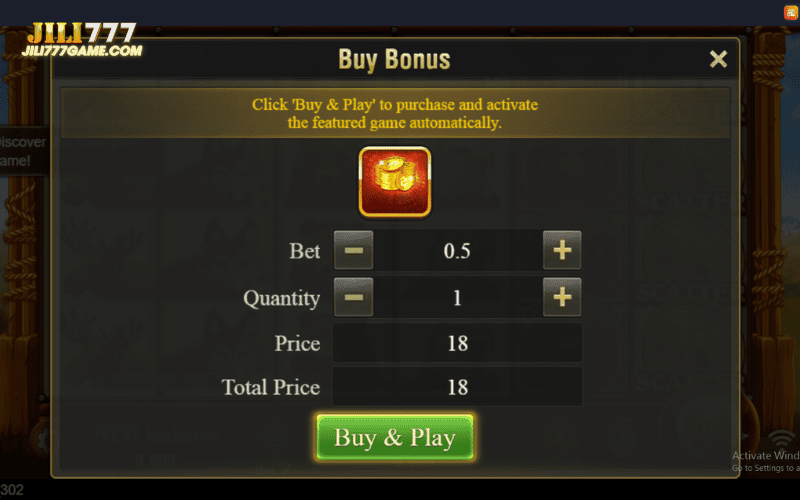 Buy bonus at charge buffalo