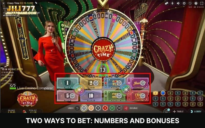 Two Ways to Bet: Numbers and Bonuses