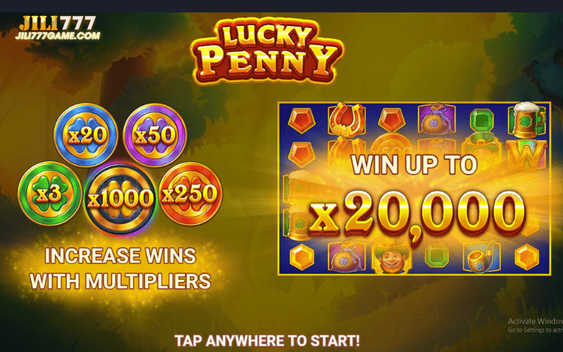 lucky penny game access interface