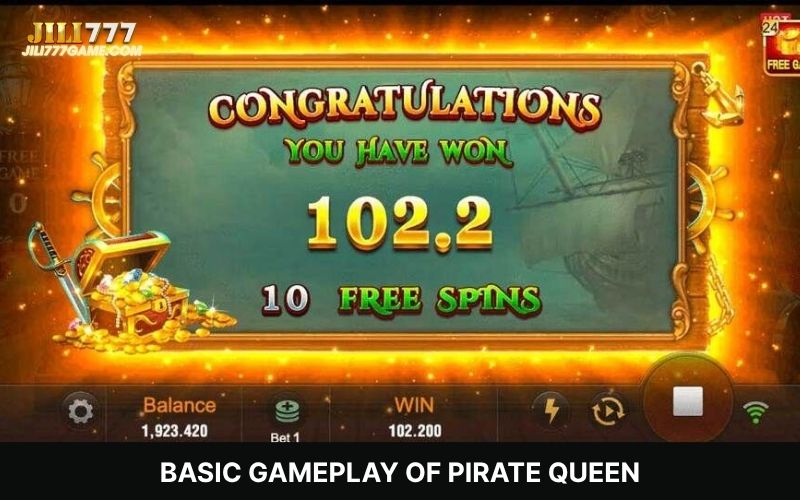 Basic gameplay of Pirate Queen.