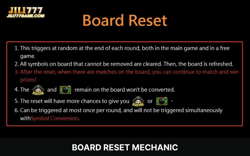 Board Reset mechanic
