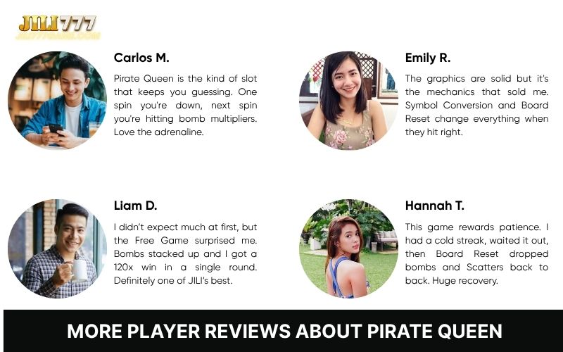 More player reviews about Pirate Queen Jili
