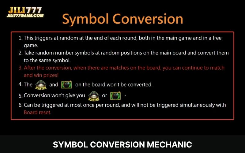 Symbol Conversion mechanic