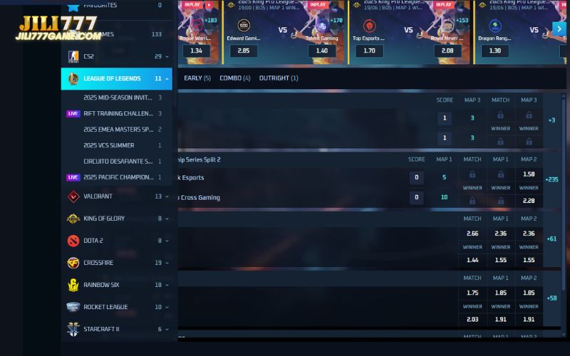 Choose tf e sports betting for expert odds