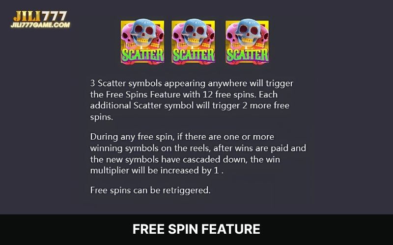 Free spins with rising multipliers
