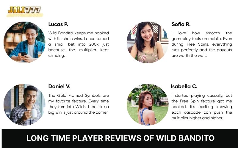 Player reviews highlight Wild Bandito wins