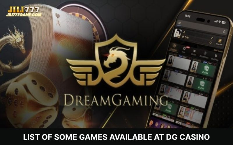 Game List at DG Casino Online