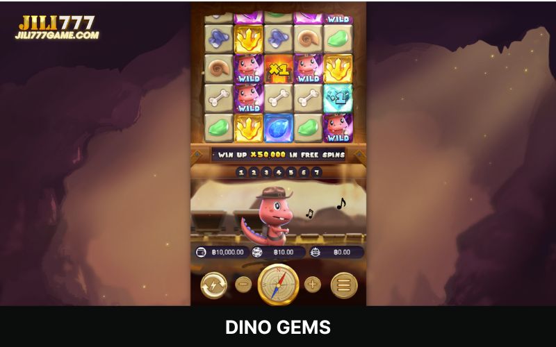 Dino Gems – Collect Stacks, Hunt Big Wins