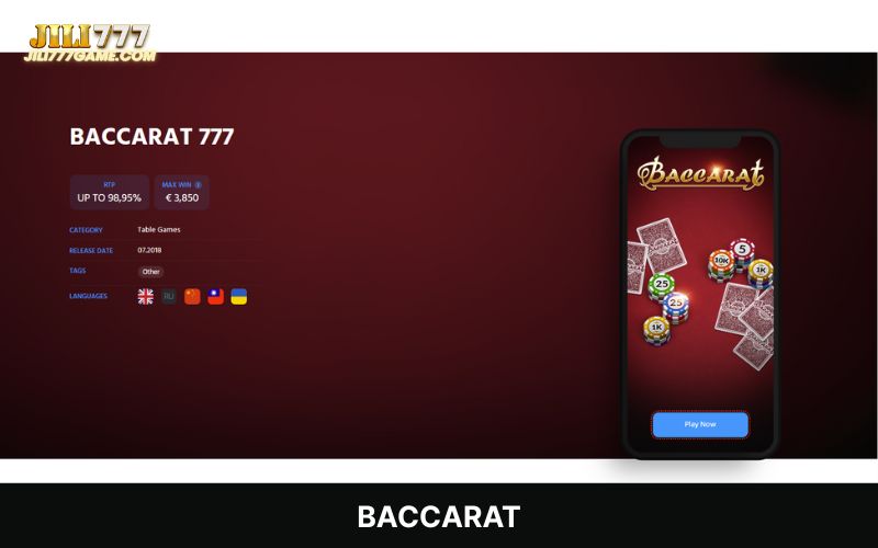Fast, fair, and stylish baccarat action
