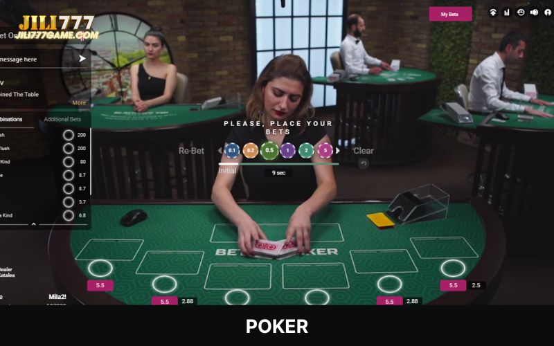Live Poker at Top Player Gaming