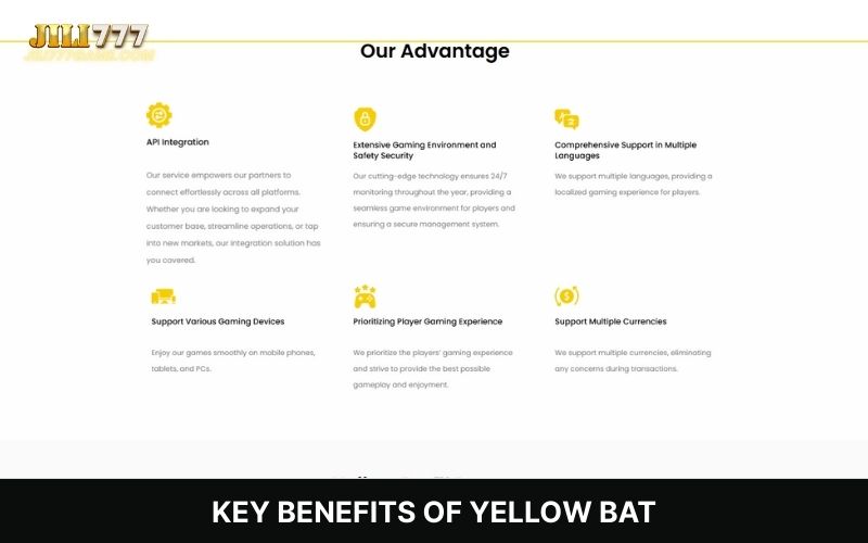 Key benefits that set Yellow Bat apart