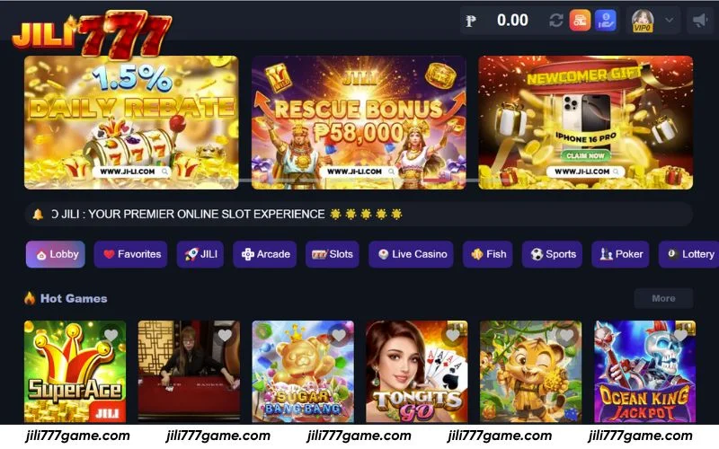 Wide game selection on Jili777