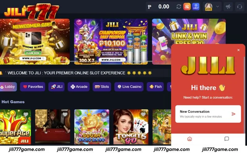 Fast support and live assistance on Jili777