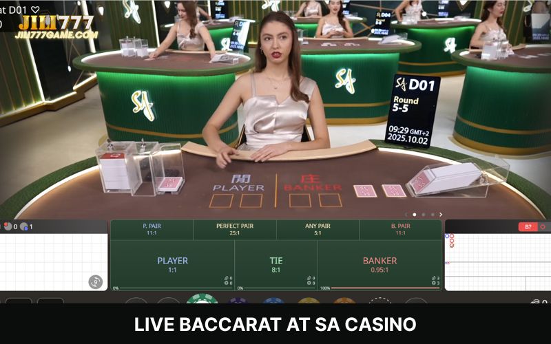 Live Baccarat at SA Casino