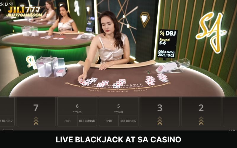 Live Blackjack at SA Casino
