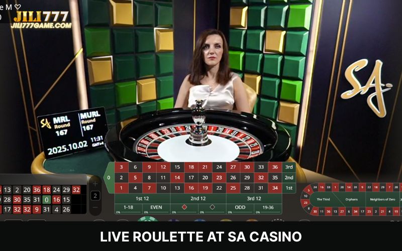 Live Roulette at SA Casino