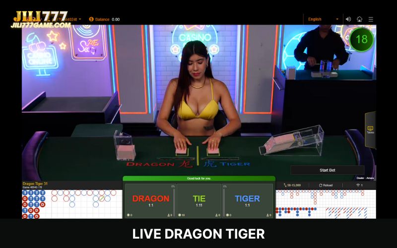 Live Dragon Tiger at SE Casino