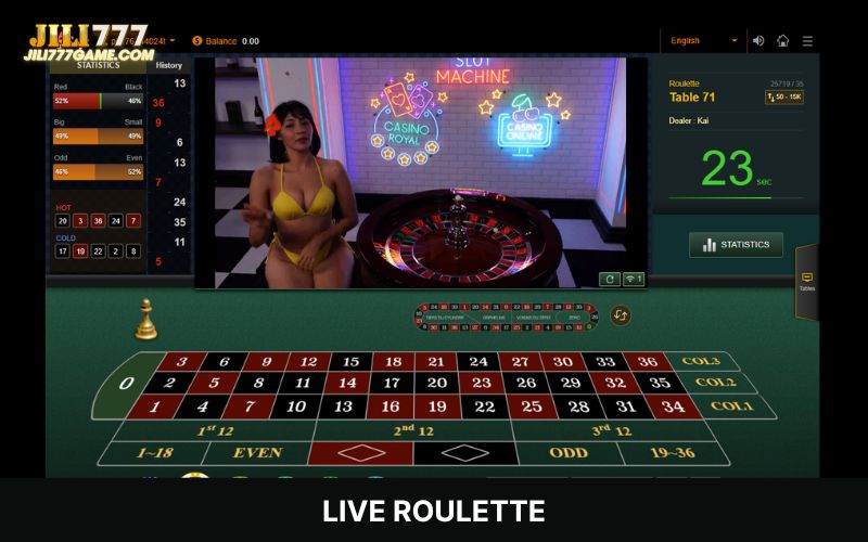 Live Roulette at SE Casino