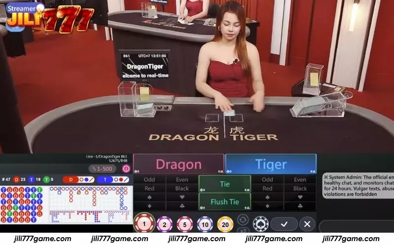 Dragon Tiger at VIA Casino