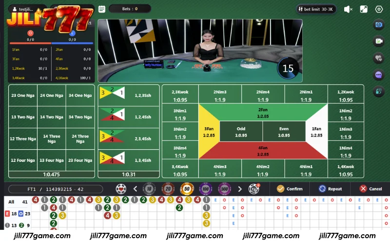Fantan is a traditional Asian game
