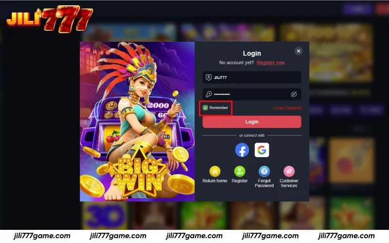 Check “Remember” and tap Login for quicker access