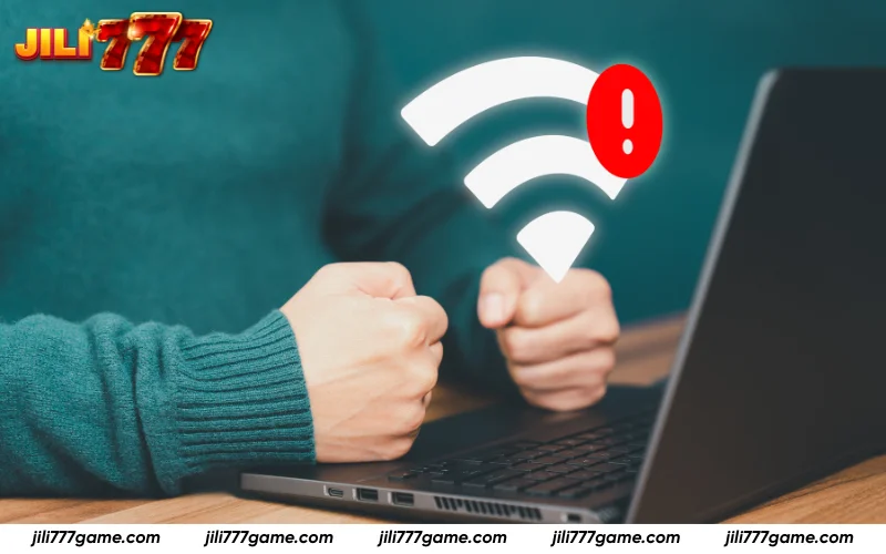 Check your internet before logging in