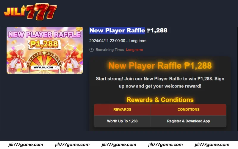 Register and download app to join raffle up to ₱1,288