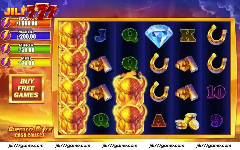 Quick overview of Buffalo Blitz Cash Collect features and gameplay mechanics