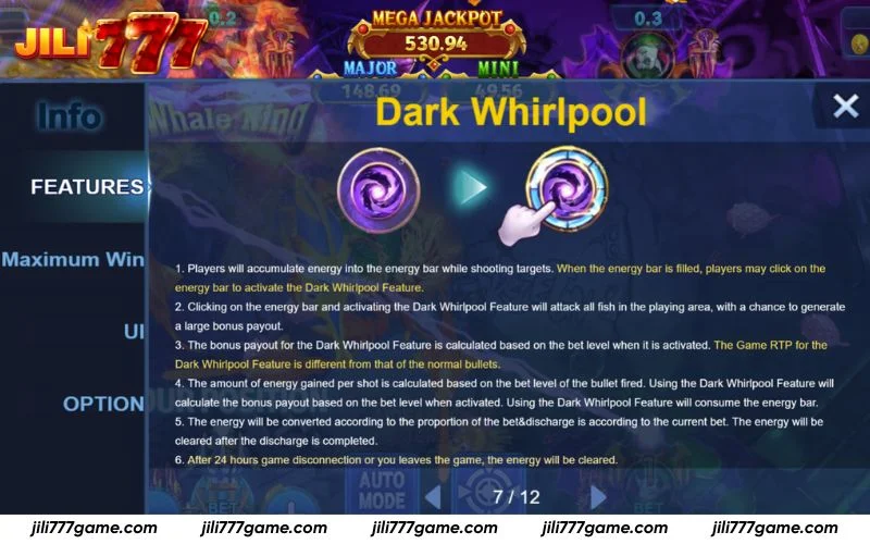 Ocean King Jackpot Play Guide: Dark Whirlpool wipes the entire screen
