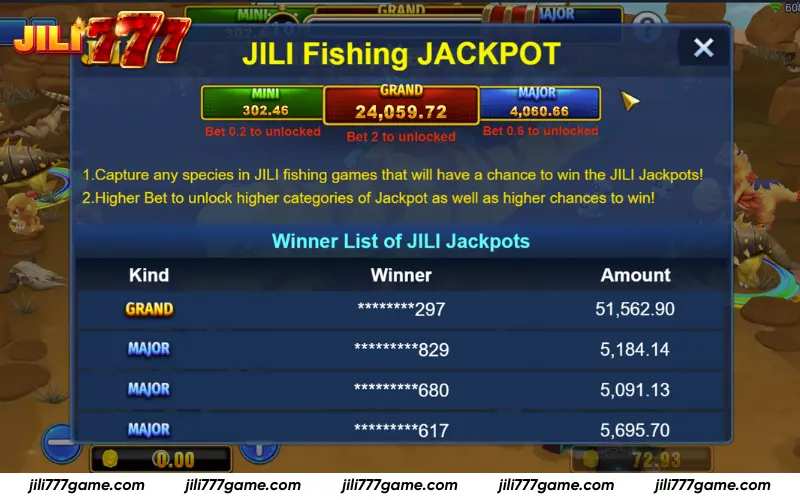Three-tier progressive jackpot unlock system
