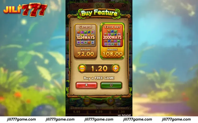 Free Spins and Buy Feature Options
