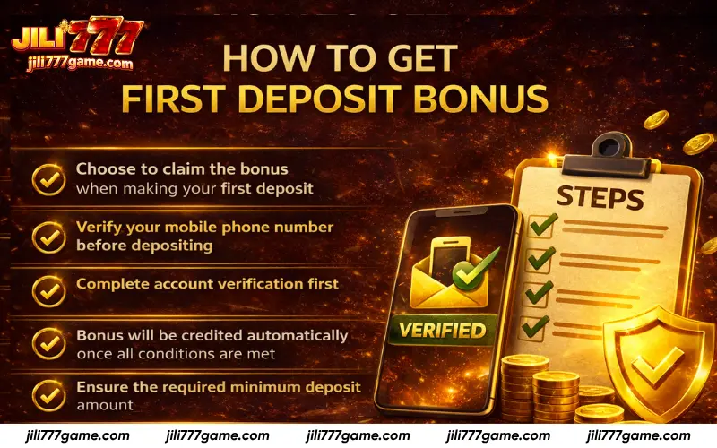 Simple steps to claim your welcome reward