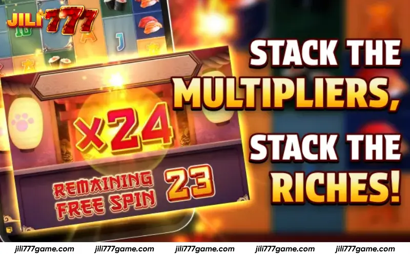 Multipliers increase through cascading wins