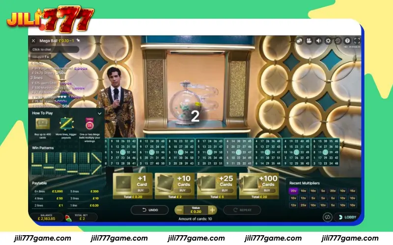 Steps showing how the game round works