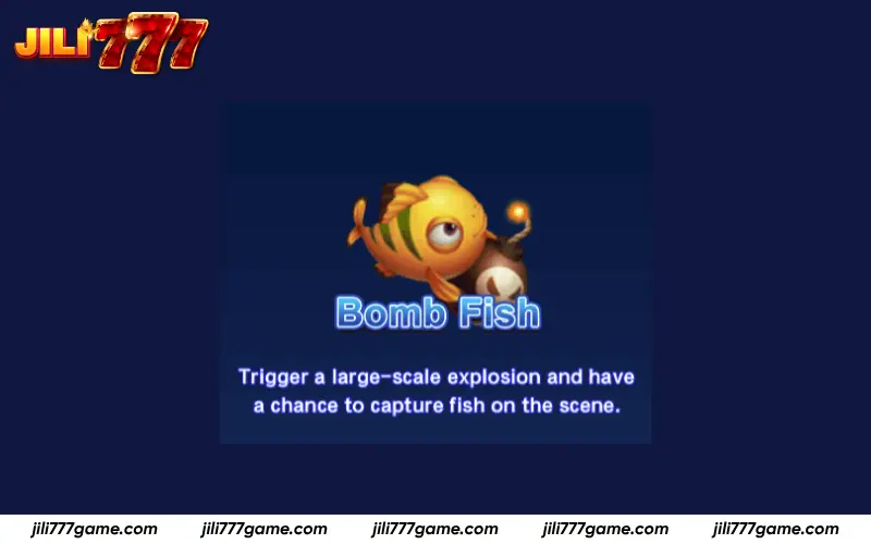 Bomb fish clears multiple targets instantly