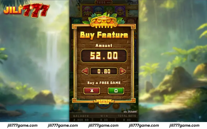 Queen of Inca buy feature free game option