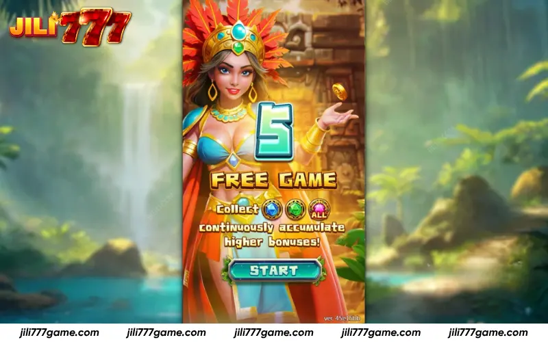 Queen of Inca free spins bonus feature
