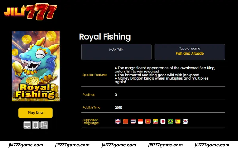 Royal Fishing RTP and winning potential overview