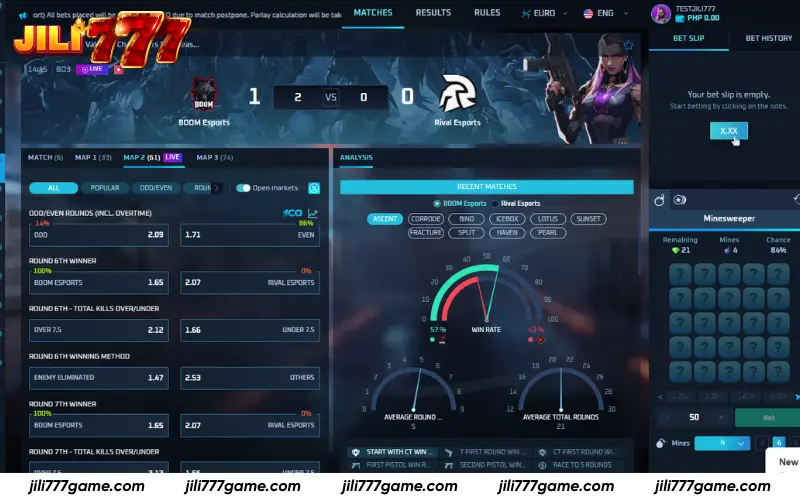 Popular Valorant betting market types