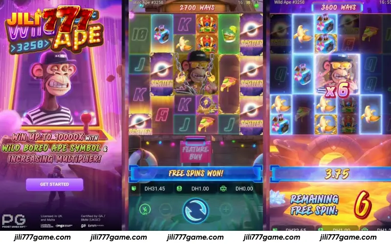 Wild Ape 6×6 Multiplier Mechanics