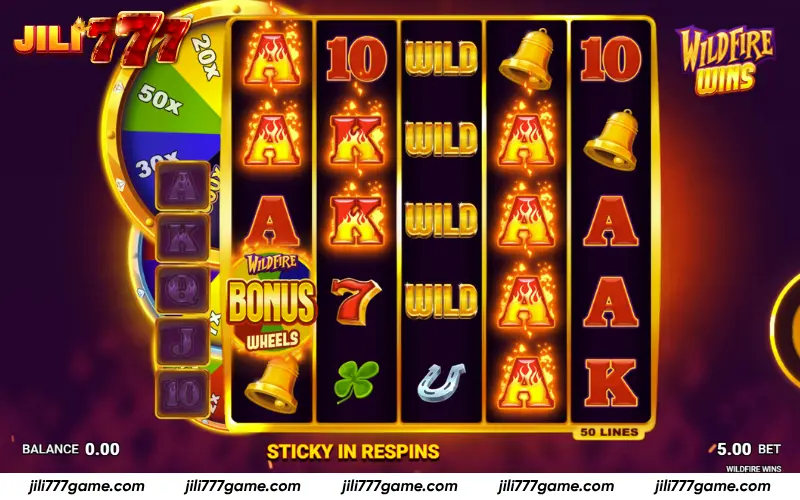 Wildfire Wins on Jili777 smooth gameplay