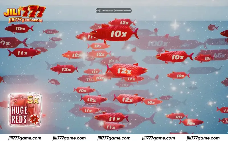 Huge Reds bonus with massive win potential