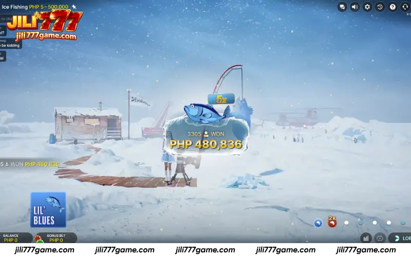 Lil Blues bonus with steady small multipliers