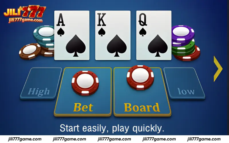 Simple gameplay with added betting decisions