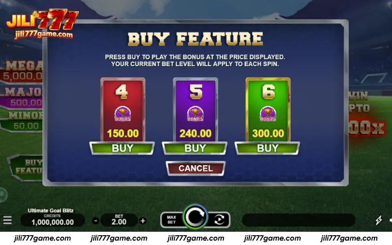 Ultimate Goal Blitz buy feature explained
